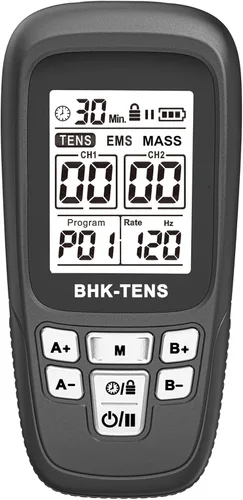 Vista 12 de Estimulador Muscular EMS para Terapia de Alivio del Dolor, Máquina de Unidad Electrónica EMS TENS para Alivio del Dolor de Hombro, Masajador TENS