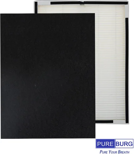 Vista 2 de PUREBURG Juego de filtros de repuesto compatibles con Purafide Air XP360 Purafide Air Purafide Air XP360, H13 HEPA 4 etapas de filtración de carbón