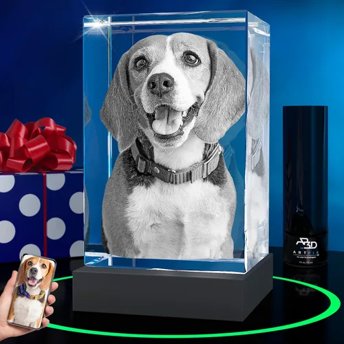 Vista 22 de ArtPix 3D Foto de cristal, regalos personalizados de Navidad para mujeres, esposa, ella, él, hombres, marido, abuela, gran regalo personalizado