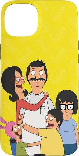 Vista 9 de Funda para iPhone 12 Pro Max Bob Burgers Bob Linda Gene Tina Louise Family Hug