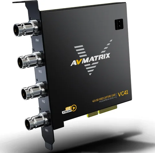 Vista 8 de AVMATRIX Tarjeta de captura PCIE VC12-4K 4k para transmisión en vivo de juegos y grabación en 4K60 UHD con latencia ultra baja en PS5 PS4/Pro Xbox
