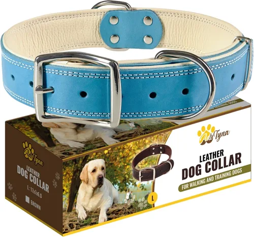 Vista 13 de ADITYNA Collar de perro de cuero negro resistente para perros pequeños, acolchado suave para mayor comodidad, collar de perro pequeño para caminar