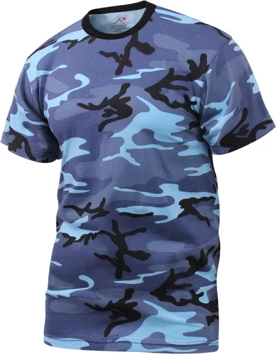 Vista 3 de Rothco Camiseta, azul cielo, 3X