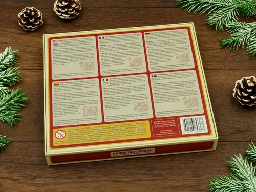 Vista 7 de Calendario de Adviento original de rompecabezas 2025 – Magia de Navidad, 24 cajas de 1008 piezas, regalo de cuenta regresiva de Navidad, diversión