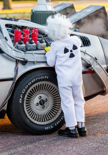 Vista 3 de Disfraz para bebé de Doc Brown de Volver al Futuro Multicolor