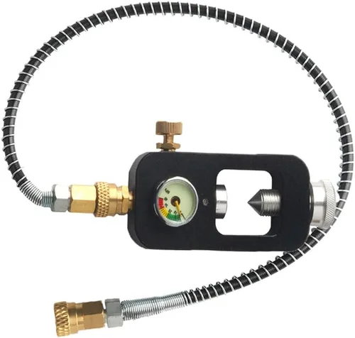 Vista 10 de Adaptador de buceo de válvula DIN 4500psi PCP Paintball HPA de alta presión Estación de llenado de tanque