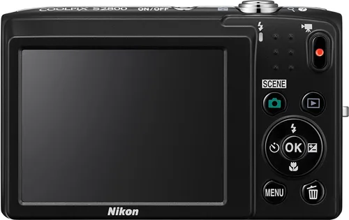 Vista 2 de Nikon Coolpix S2800 - Cámara digital para apuntar y disparar con zoom óptico 5X (negro) Versión internacional