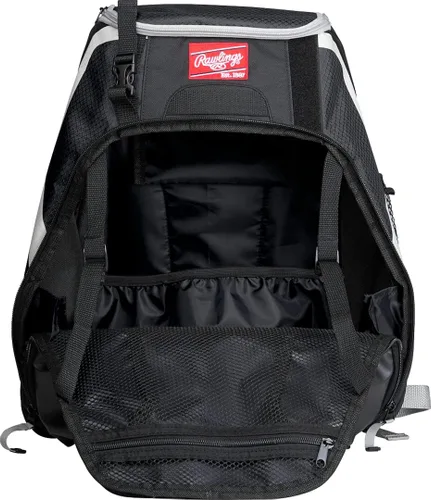Vista 4 de Rawlings R500 Backpack Equipment Bag Baseball Softball Multiple Styles