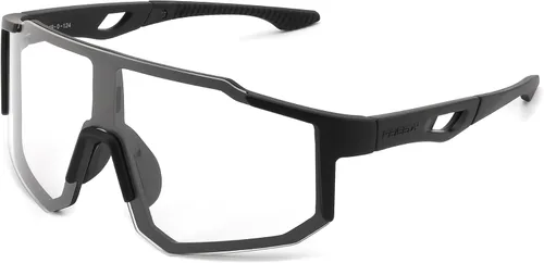 Vista 17 de FEISEDY Gafas de sol deportivas para hombres, mujeres y adolescentes - Béisbol, ciclismo, ciclismo UV400 protección B2388