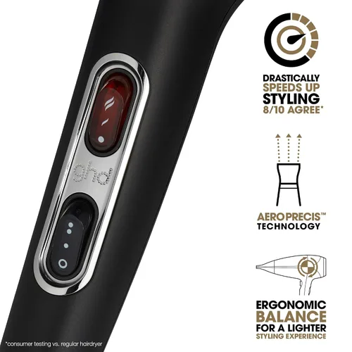 Vista 2 de ghd Helios & Flight+ Secadores de pelo de tamaño de viaje Secador profesional Soplado digno de salón con flujo de aire ultra potente Vida útil