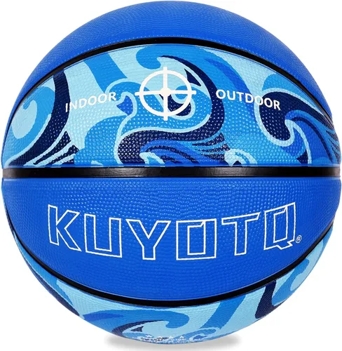 Vista 15 de KUYOTQ Baloncesto para Niños Pequeños Jóvenes Adultos Talla (3~7) Baloncesto de Goma Engrosada o Cuero Pequeño Mini Baloncesto Tacto Suave