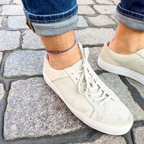 Vista 29 de Made by Nami Surfer Anklet with Snap Hook Clasp Waterproof & Adjustable Thin String Ankle Bracelets for Women and Men Handmade Jewelry for Beach and