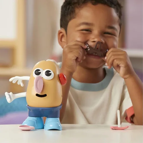 Vista 7 de Hasbro Playskool Mr Potato Head Toy - Juguete clásico para niños, 13 piezas, incluye soporte azul, para edades de 2 años en adelante