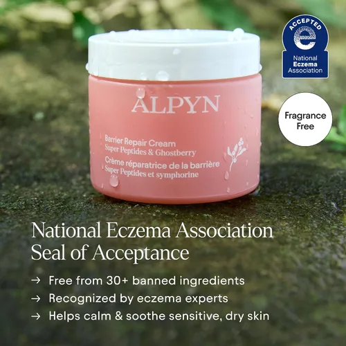 Vista 8 de Alpyn Super Peptide & Ghostberry Hidratante para reparación de eczema, barrera y arrugas Calma y calma contra el enrojecimiento y la irritación