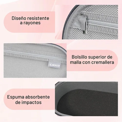 Vista 4 de RLSOCO Estuche portátil para Dyson Supersonic Travel Secador de pelo HD19