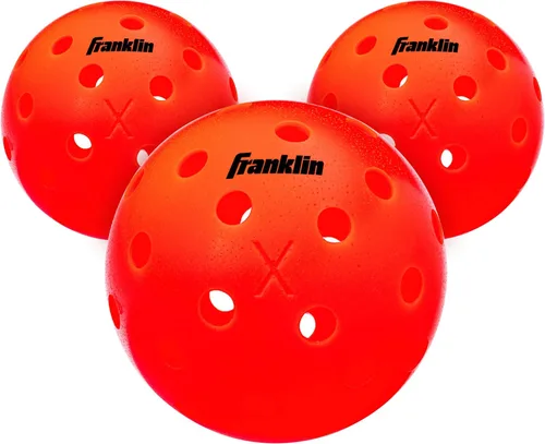 Vista 9 de Franklin Sports X-40 pelotas de Pickleball al aire libre - Bola oficial del Pickleball de EE. UU., APP Tour + US Open - Tamaño reglamentario Rosa