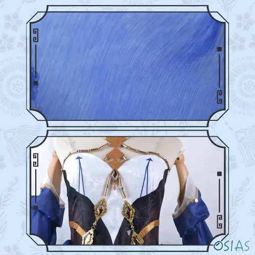 Vista 9 de OSIAS Disfraz personalizado de Genshin Impact para todos los personajes de Cosplay