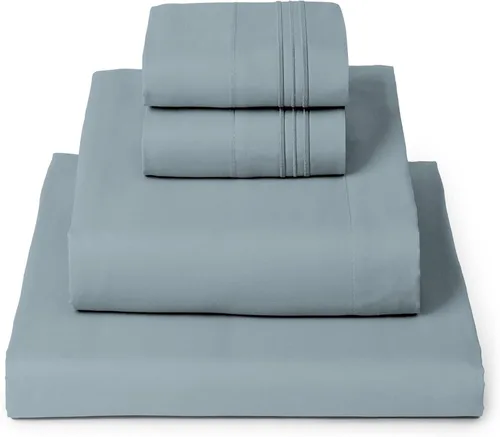 Vista 63 de Mellanni Juego de sábanas Twin XL - Juego de ropa de cama de 4 piezas de la colección icónica, (incluyendo 2 fundas de almohada), bolsillo profundo