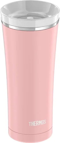 Vista 6 de Vaso de viaje Thermos de acero inoxidable, 16 onzas, Dorado
