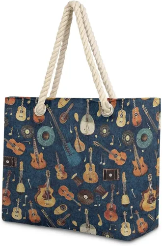 Vista 2 de Bolso de mano para mujer, bolso de viaje de trabajo con cremallera