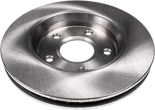 Vista 194 de Detroit Axle - Rotores de freno delantero para 04-13 Mazda 3 Rotores de frenos de disco 06-15 Mazda 5 Reemplazo: Rotor regular delantero de 11.81