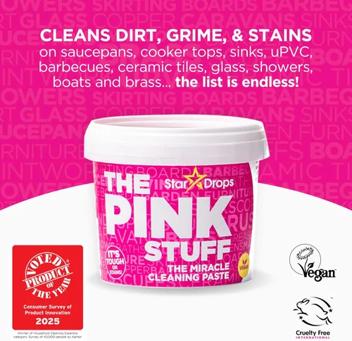 Vista 12 de Stardrops - The Pink Stuff - Pasta de limpieza multiusos The Miracle (Paquete de 2)