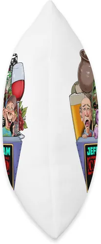 Vista 2 de JEFF DUNHAM Lincoln, CA (2023) - Almohada de 16 x 16 pulgadas, multicolor