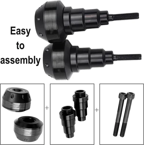 Vista 4 de Protector de caída para marco de motocicleta, protector de caída compatible con Yamaha R25 R3 MT03 MT07 FZ07