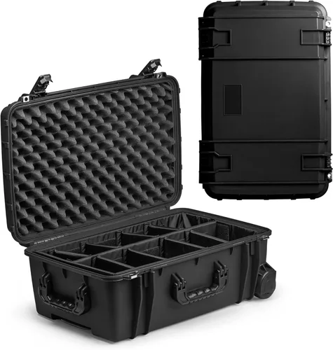 Vista 26 de Seahorse 830 - Funda rígida protectora profesional para cámara, aprobada por la TSA, especificaciones mil, resistente al agua IP67, fabricada