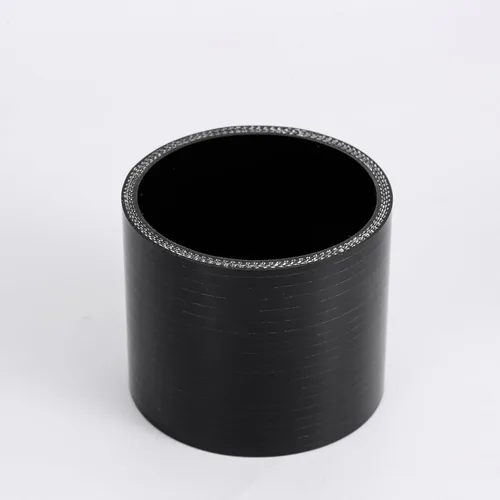 Vista 4 de Acoplador de manguera de silicona recta de 2 pulgadas ID con abrazaderas de manguera de acero inoxidable, acoplador de silicona de 2" de alta