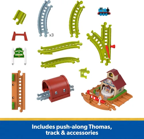 Vista 6 de Thomas & Friends Bell Station Playset y tren de juguete de Thomas