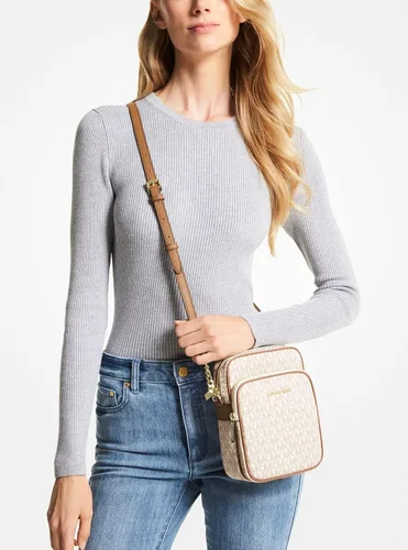 Vista 4 de Michael Kors Bolso cruzado Jet Set Travel con logotipo mediano