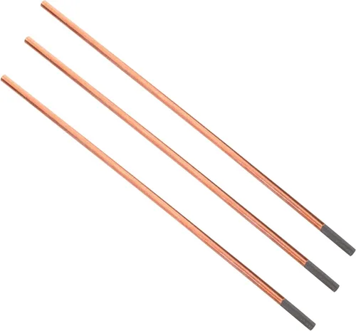 Vista 25 de Utoolmart Electrodos recubiertos de cobre de Copperclad de Roces de carbono de gubias del carbono 13.1x1,164.7 ft m de Gouging