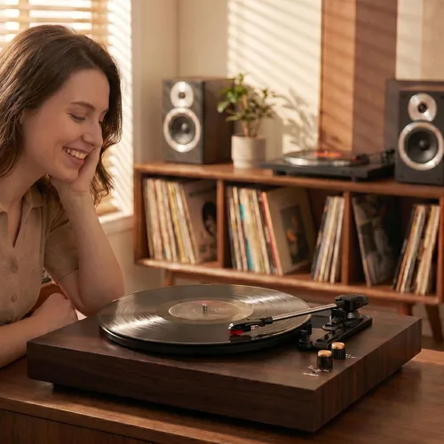 Vista 6 de Alfombrilla acrílica para tocadiscos Slipmat para discos: Alfombrillas deslizantes de vinilo para plato de 12 pulgadas, accesorios para tocadiscos
