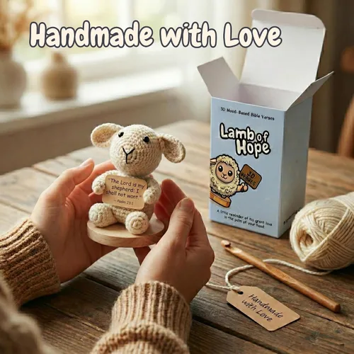 Vista 6 de The Lamb of Hope 30 tarjetas de oración con versículos bíblicos empoderadores – 6 categorías para cada estado de ánimo, regalos religiosos