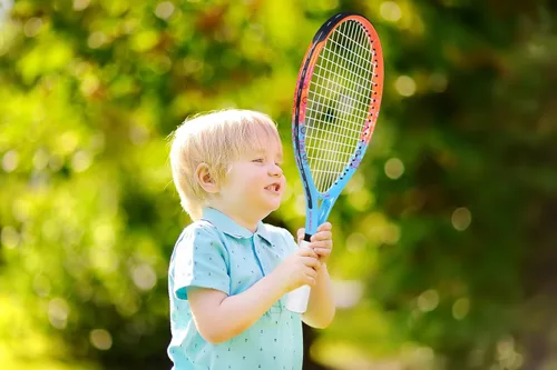 Vista 4 de bo'weiqi Raqueta de tenis para niños de 17"-25" para edades de 2-12 años, raqueta de tenis juvenil ligera para niñas y niños, deportes al aire