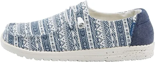 Vista 93 de Hey Dude Wendy - Zapatos de mujer, mocasines sin cordones para mujer, cómodos y ligeros