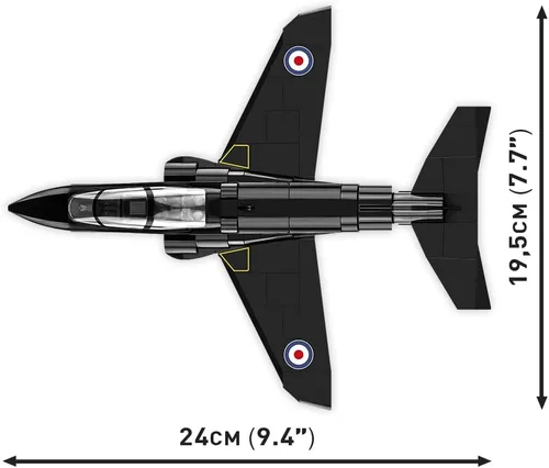 Vista 5 de COBI Armed Forces BAE Hawk T1 - Juego de construcción de avión (362 piezas)