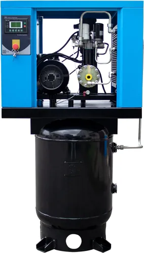Vista 7 de Compresor de aire de tornillo rotatorio con tanque vertical 10HP 230V 3-Ph Davv-lgjgp007tu2
