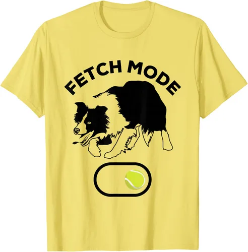 Vista 35 de Border Collie Stuff - Camiseta de pelota de tenis para hombre, Border Collie Fetch, Blanco Gris Oscuro