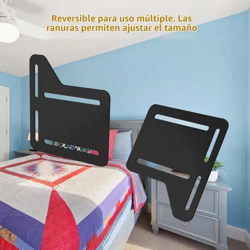 Vista 7 de 2 soportes de marco de cama para cabecero, conector adaptador de marco de cama, placa de modificación de cama, kit de conversión de marco de cama