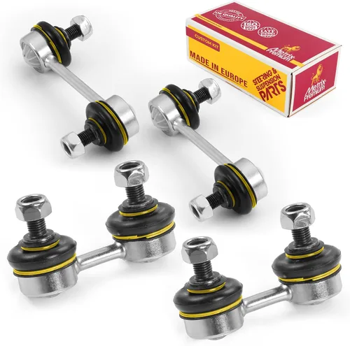 Vista 10 de Metrix Premium Chassis Parts - Kit de 4 piezas de barra estabilizadora delantera y trasera con enlace de extremo de barra estabilizadora para Ford