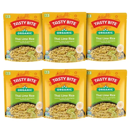Vista 7 de Tasty Bite Arroz basmati orgánico, 8.8 onzas, paquete de 12, listo para comer, apto para microondas, vegano, sin gluten