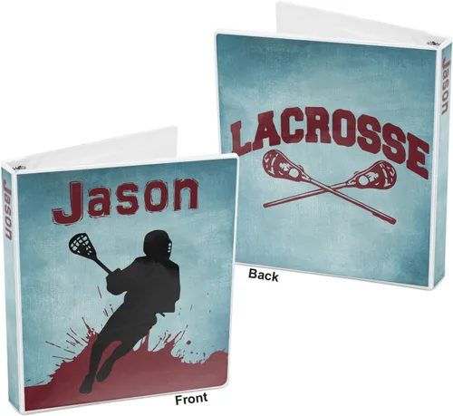Vista 5 de Carpeta personalizada de 3 anillas Lacrosse - 1 pulgada