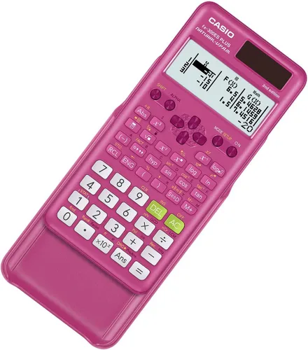 Vista 3 de Casio fx-300ESPLS2 - Calculadoras científicas color rosa y azul, paquete pequeño