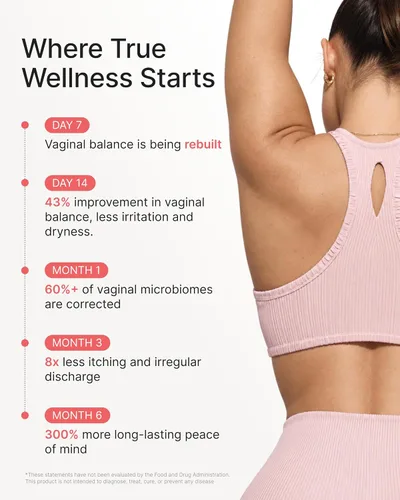 Vista 6 de Probióticos para la salud vaginal - 20B CFU con arándano - 30