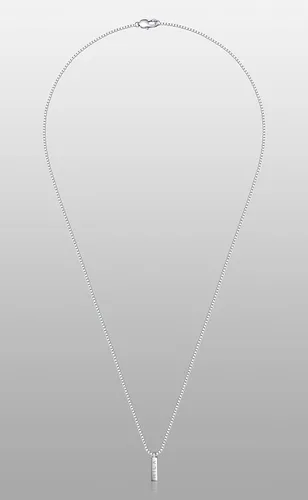 Vista 9 de Collar para hombre Collar con colgante en L Unisize L cadena de acero inoxidable para hombres y mujeres, collares geniales, cadena alternativa
