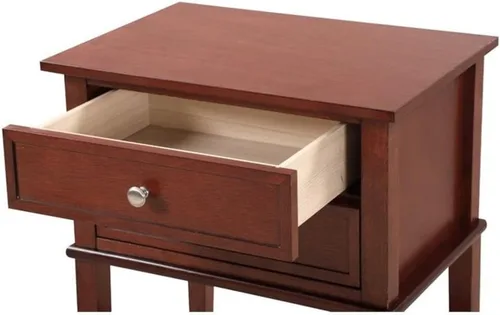 Vista 5 de Glory Furniture Mesita de noche Newton con 2 cajones en color cereza
