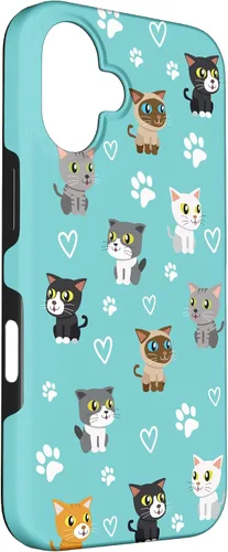 Vista 3 de Funda para iPhone 16 Cat Meow Kitten Kawaii Design Cat Mom