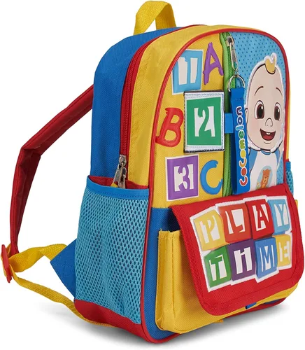 Vista 4 de AI ACCESSORY INNOVATIONS Cocomelon JJs Playtime - Mini mochila interactiva para niños y niñas mochila escolar preescolar con espalda acolchada